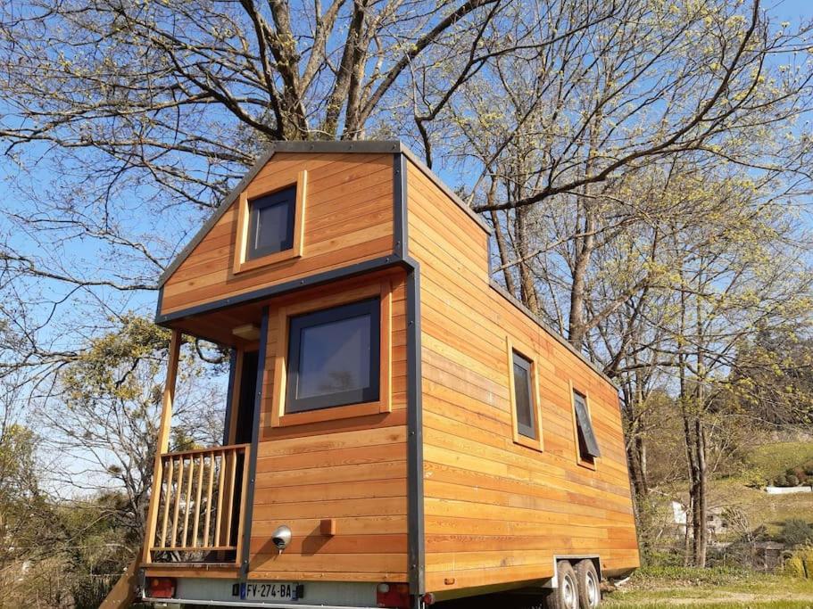 Micro Maison Bois / Tiny House Au Calme Крест Экстерьер фото