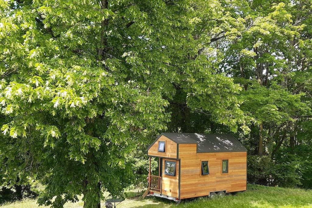 Micro Maison Bois / Tiny House Au Calme Крест Экстерьер фото